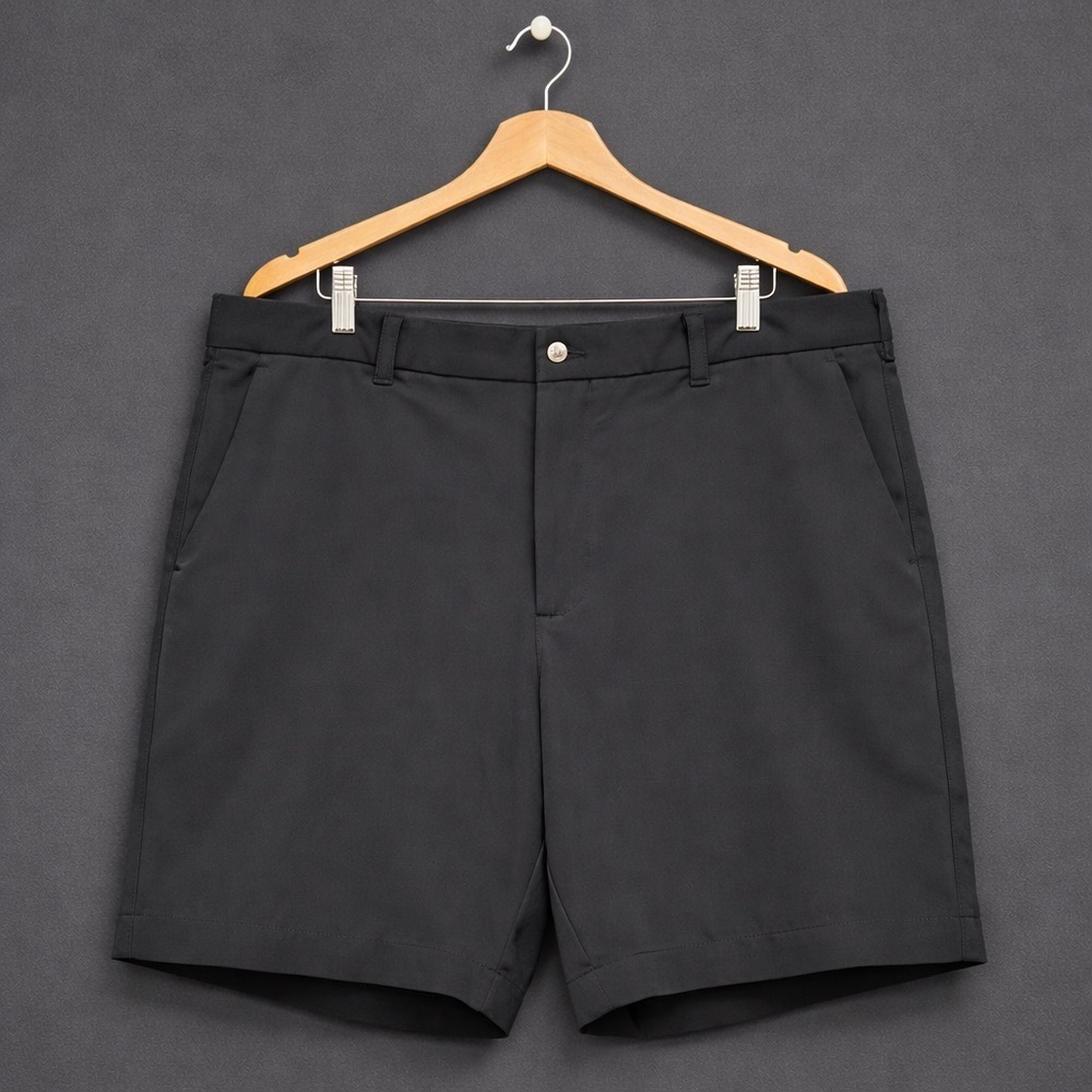 Callaway Golf Shorts Mens 42 Black Performance Stretch Flat Front Lightweight